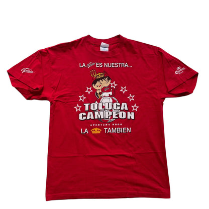 Vintage Apertura 2002 Toluca Champions T-Shirt