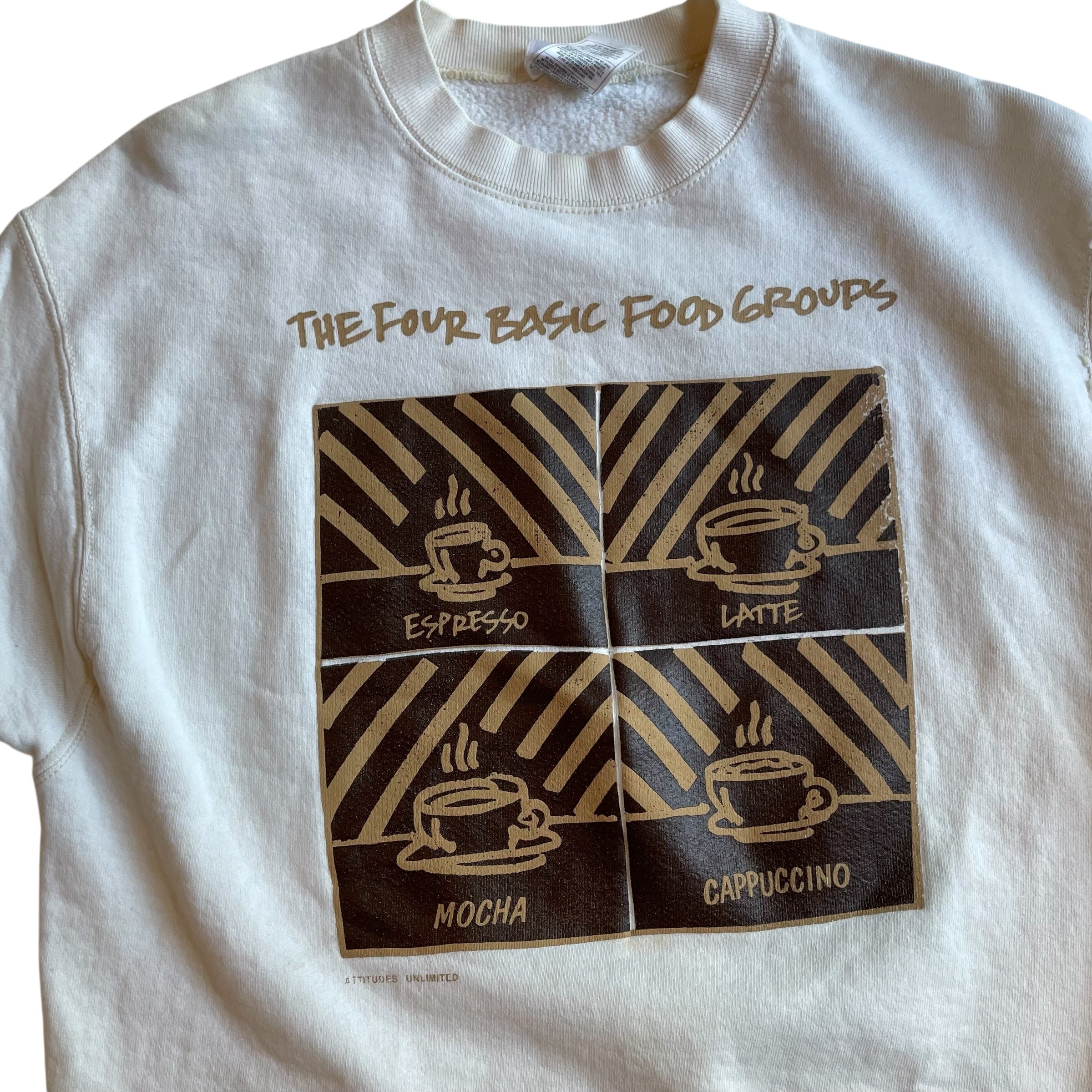 Vintage Attitudes Unlimited Coffee Art Sweatshirt