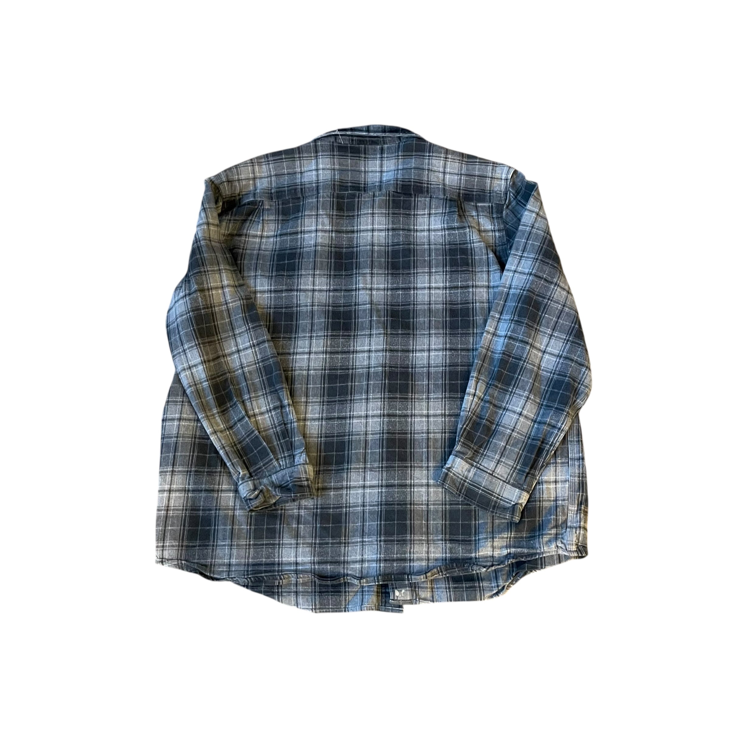 Vintage Carhartt Blue Heavyweight Flannel Shirt