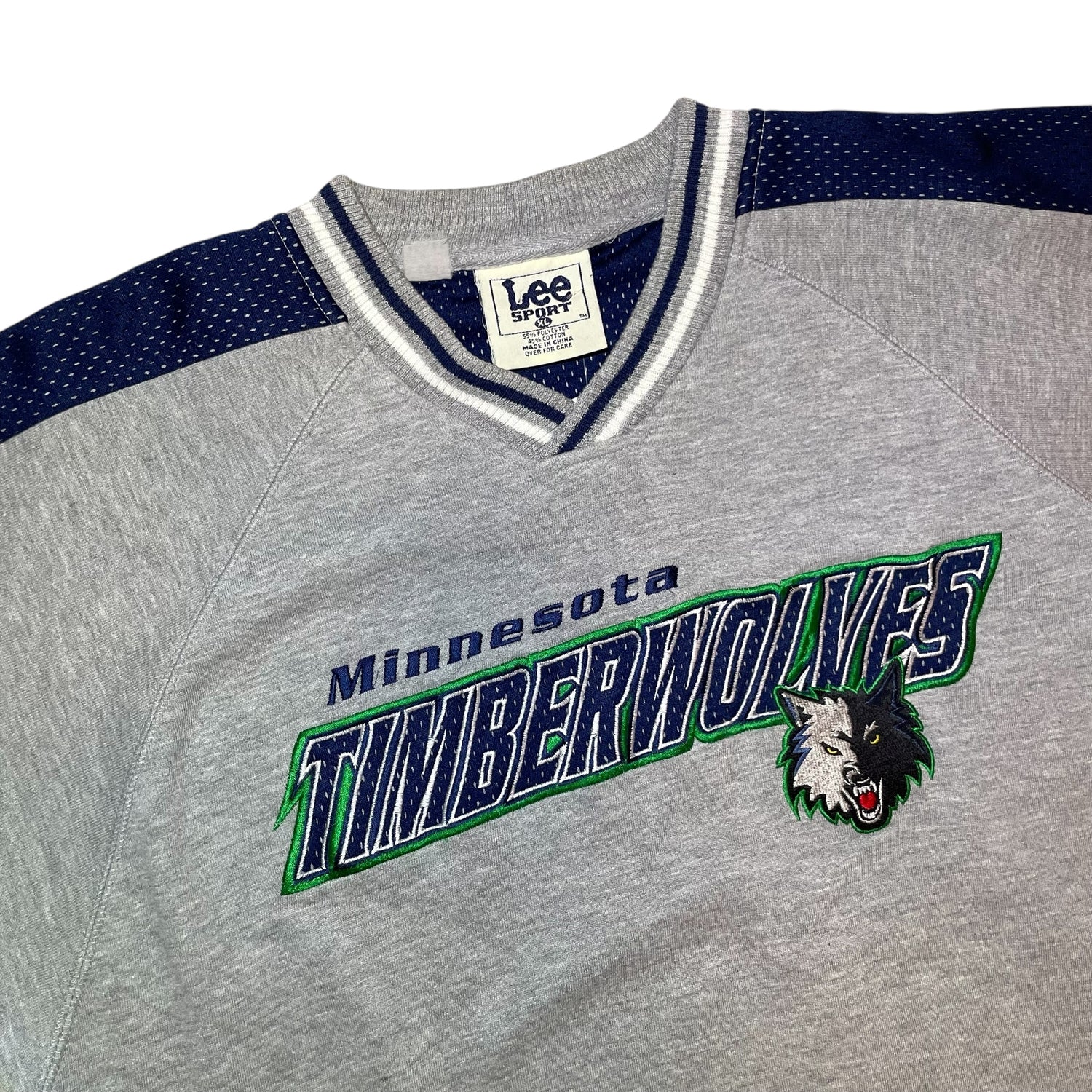 Vintage Minnesota Timberwolves Gray Lee Sport Sweatshirt