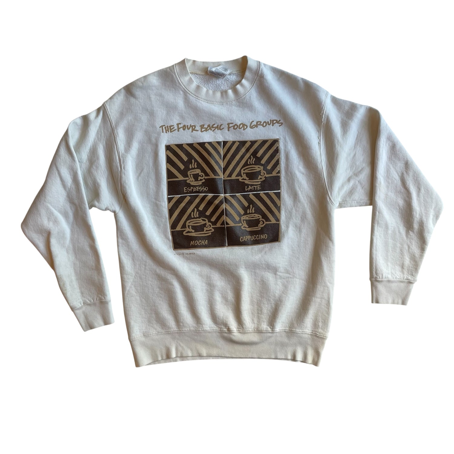 Vintage Attitudes Unlimited Coffee Art Sweatshirt