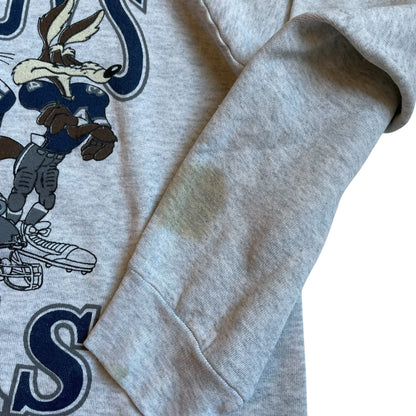 Vintage 90s Dallas Cowboys x Looney Tunes Gray Sweatshirt