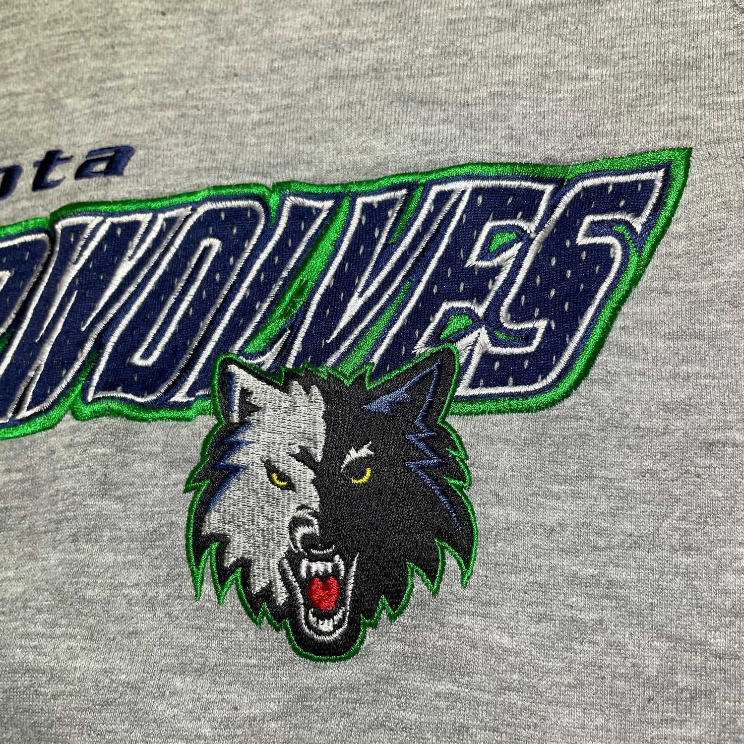 Vintage Minnesota Timberwolves Gray Lee Sport Sweatshirt