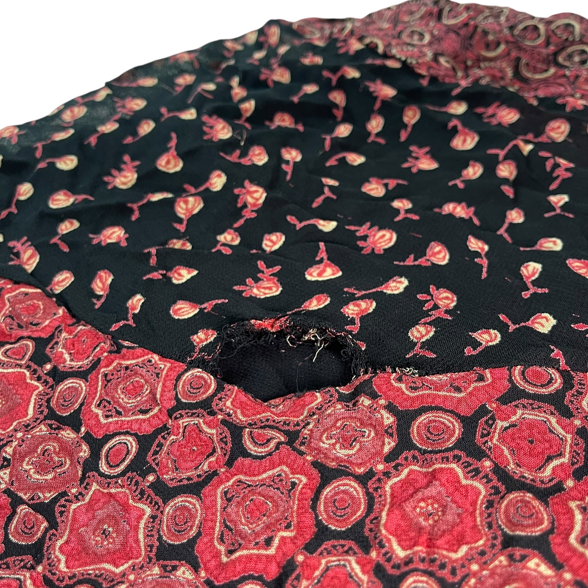 Y2K Indira All Over Print Multilayered Skirt