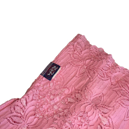 Y2K Pink Lacey Halter Top