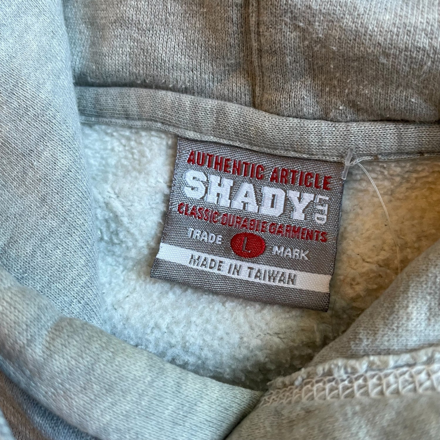 Vintage Y2K Shady Limited Embroidered Gray Hoodie