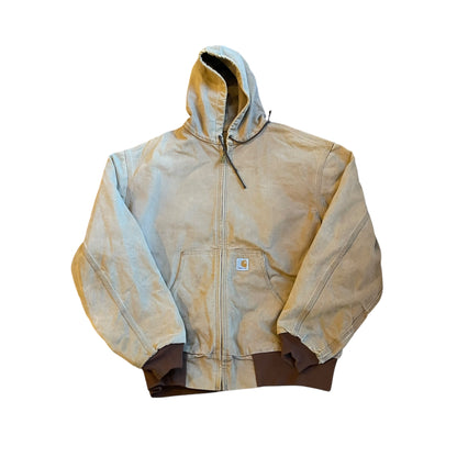 Vintage Carhartt Brown Lined Hooded Jacket