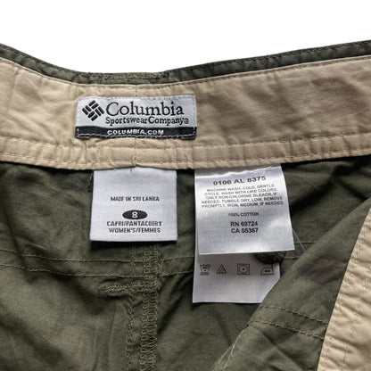 Vintage Columbia Olive Colored Capris Pants