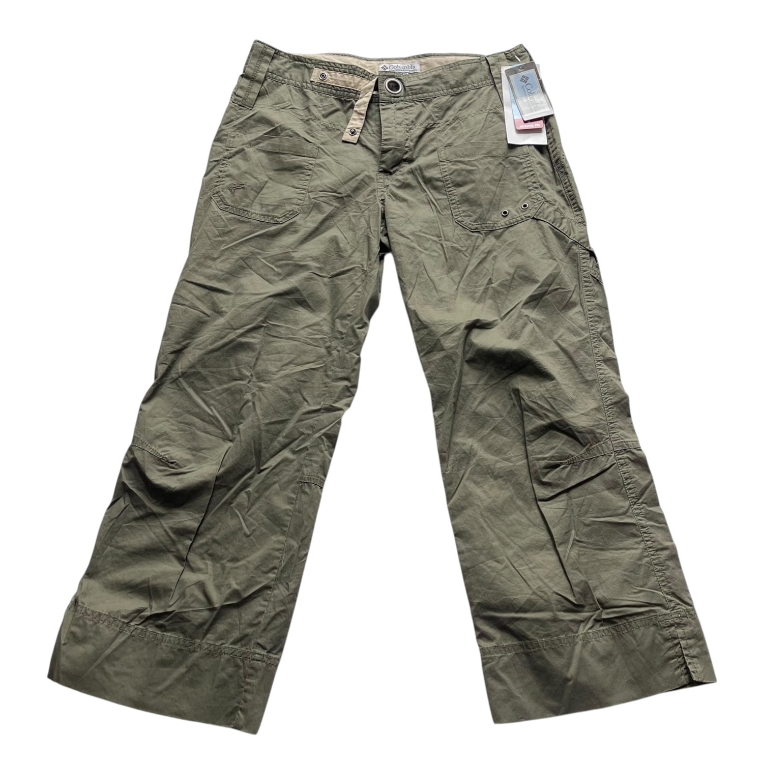 Vintage Columbia Olive Colored Capris Pants