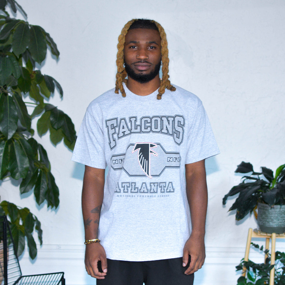 Vintage Pro Player Atlanta Falcons Gray T-Shirt