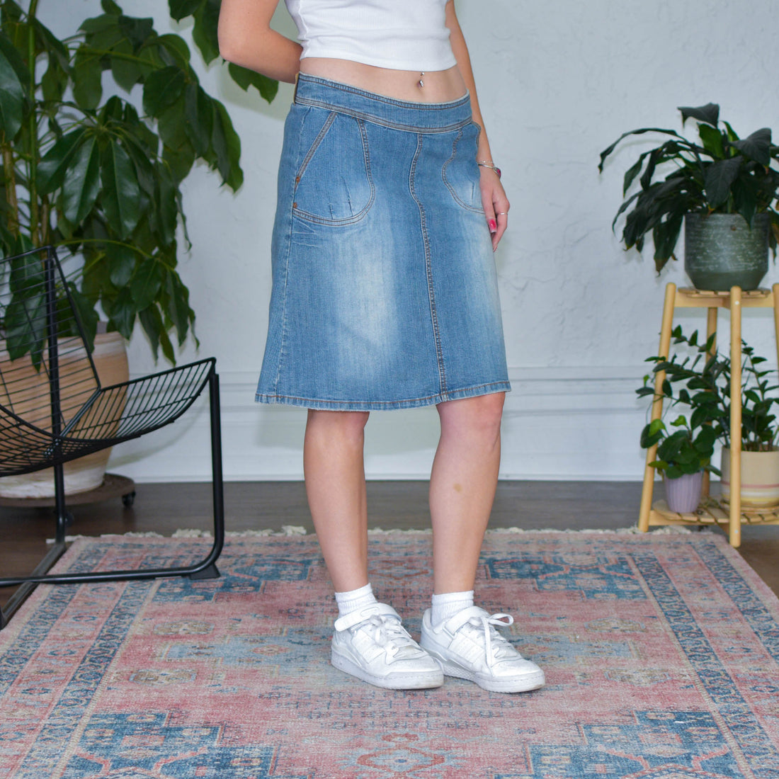 Vintage Y2K Dollhouse Denim Skirt