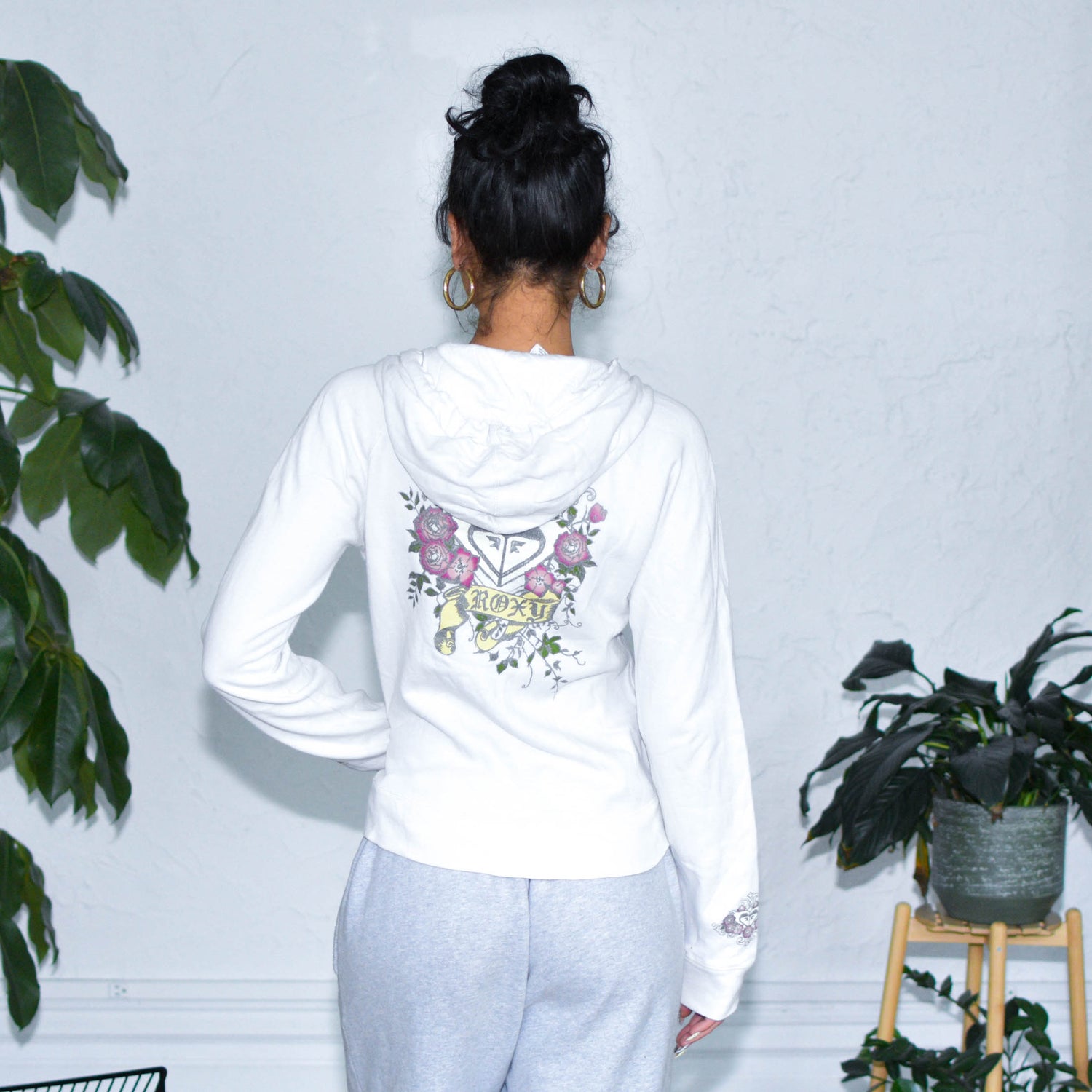 Vintage Roxy Femme Zip-Up Hoodie