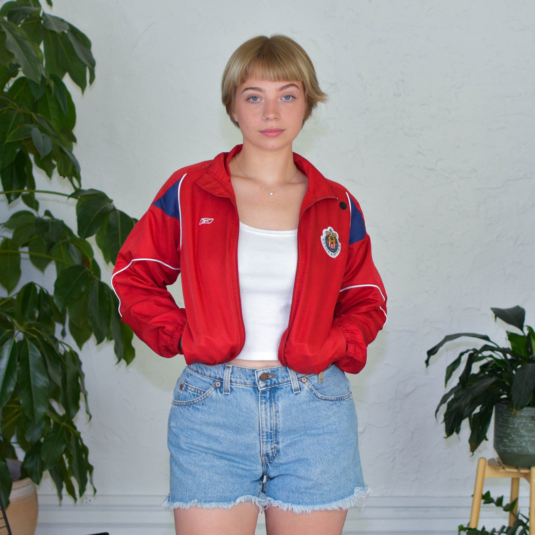 Vintage Y2K Chivas de Guadalajara Femme Windbreaker