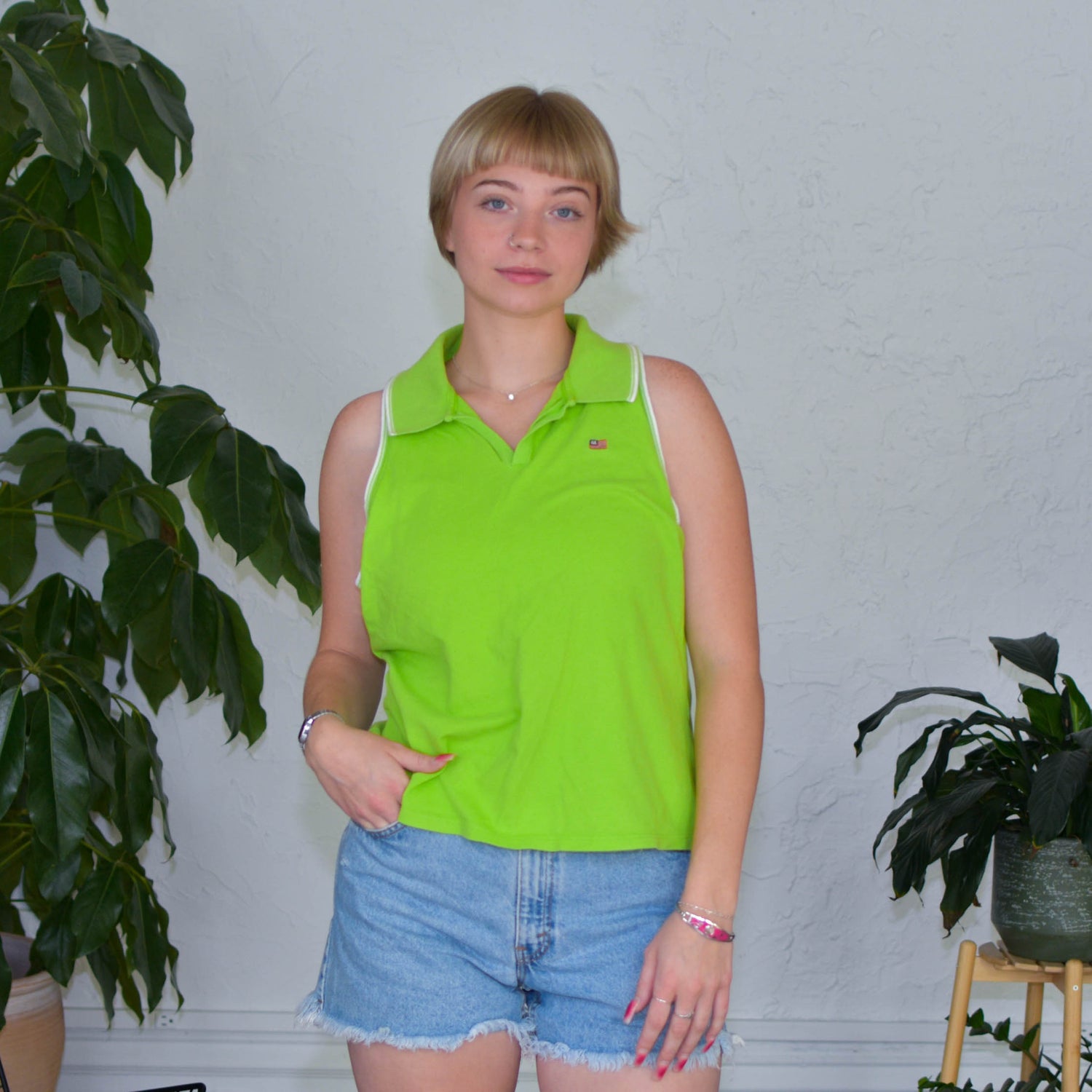 Vintage Y2k Ralph Lauren Femme Polo Tank Top