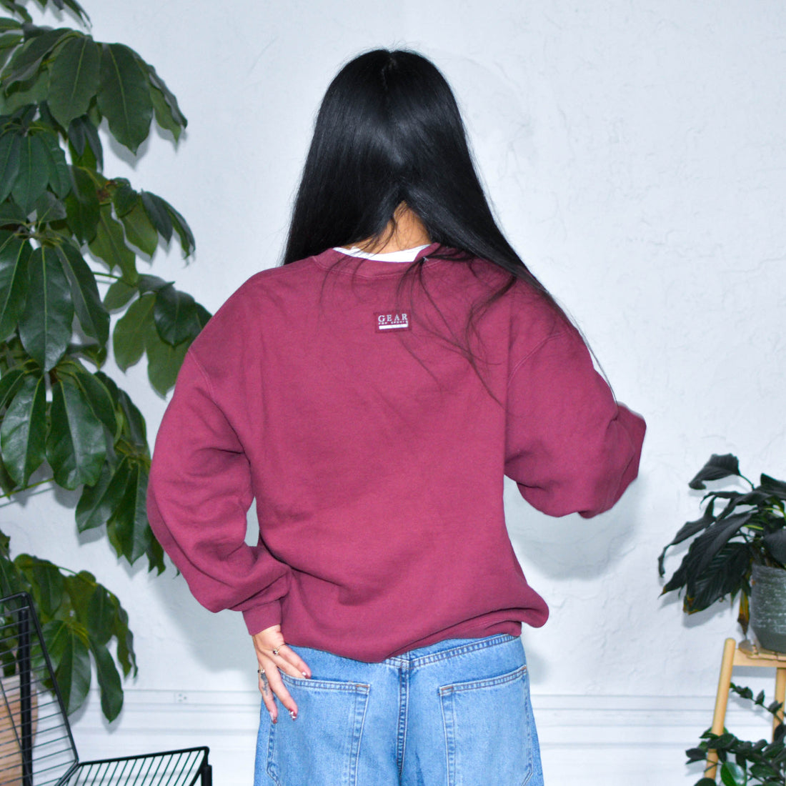 Vintage 90s Augsburg College (Minnesota) Maroon Crewneck