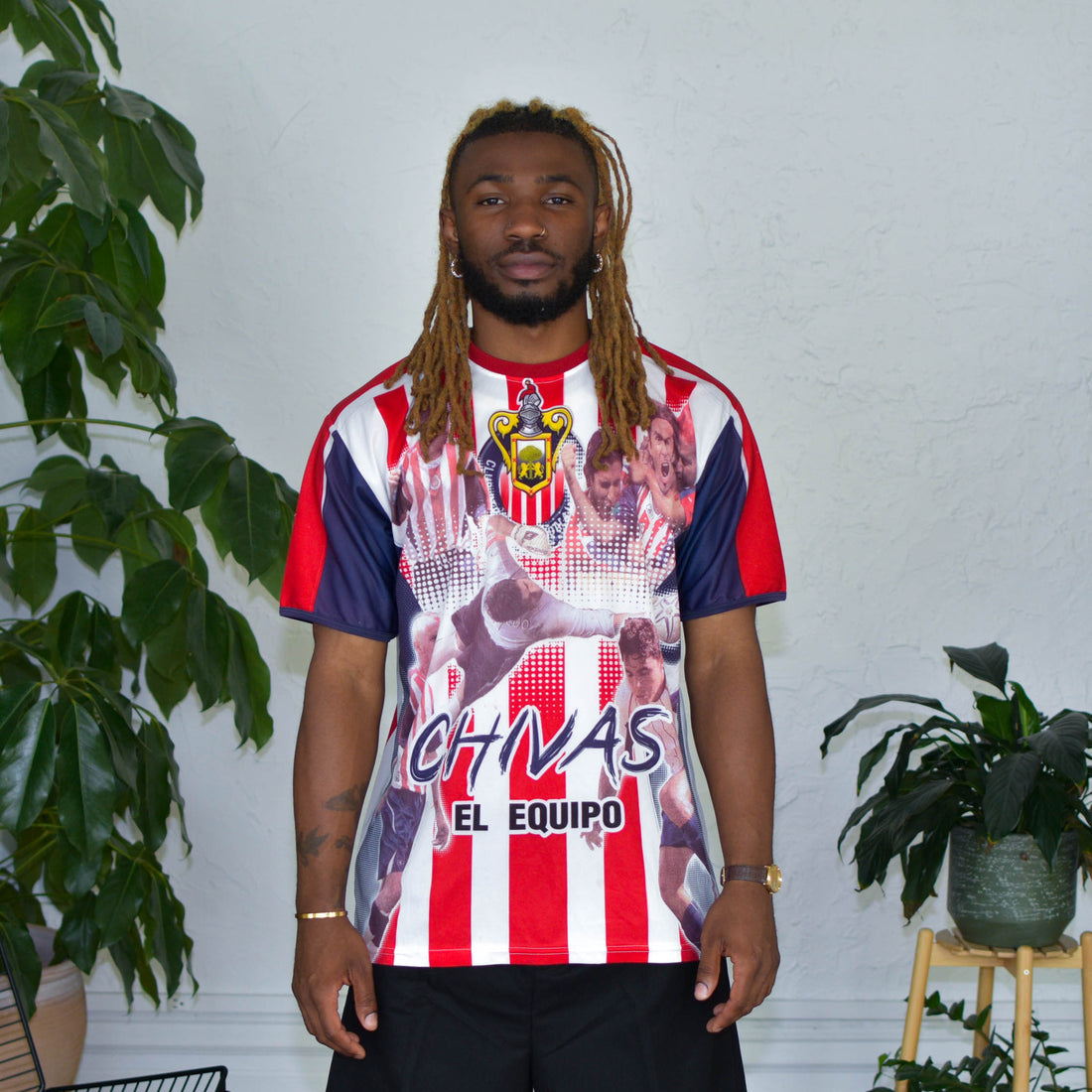 Vintage 2005-06 Chivas De Guadalajara All Over Print Jersey