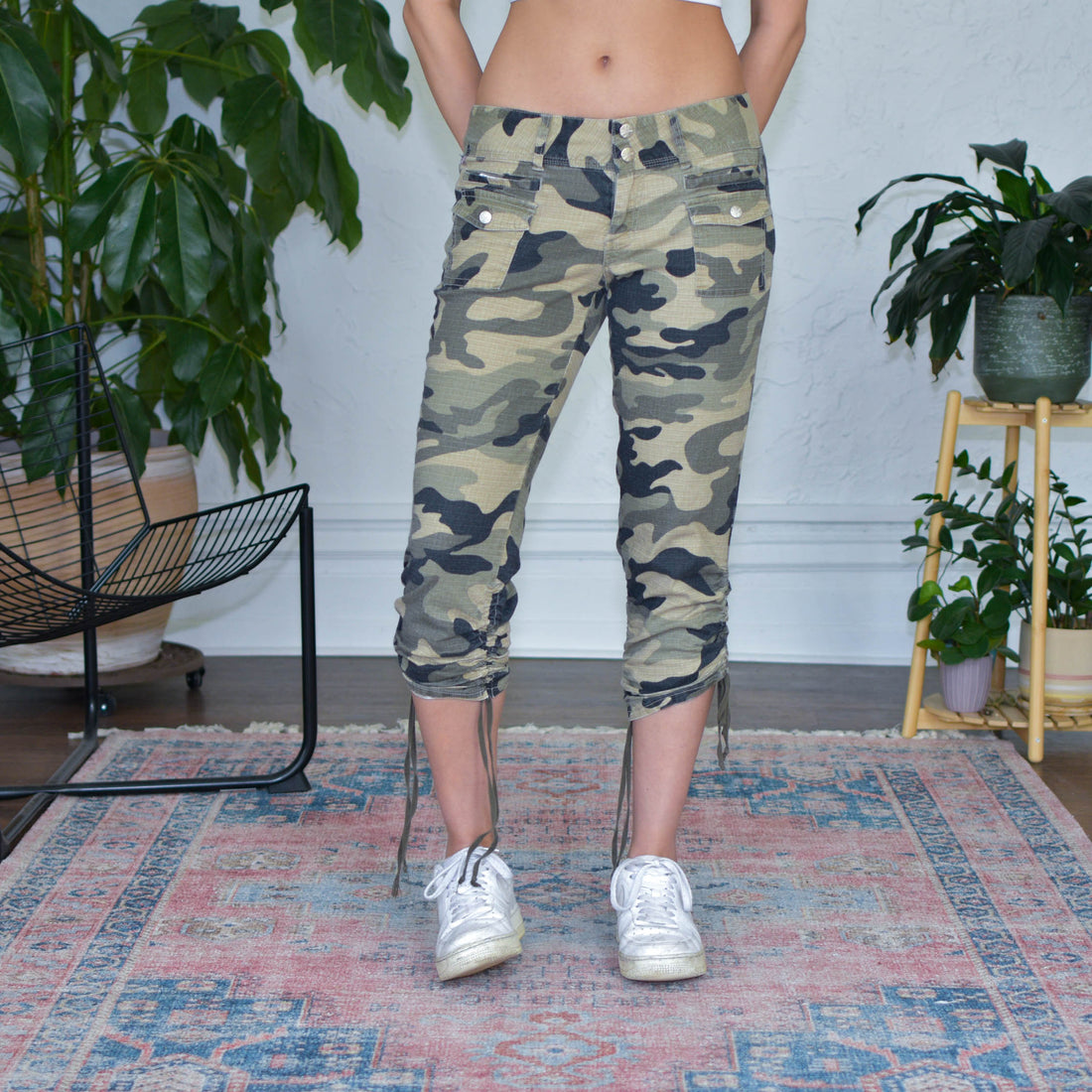 Y2k Younique Camo Capris