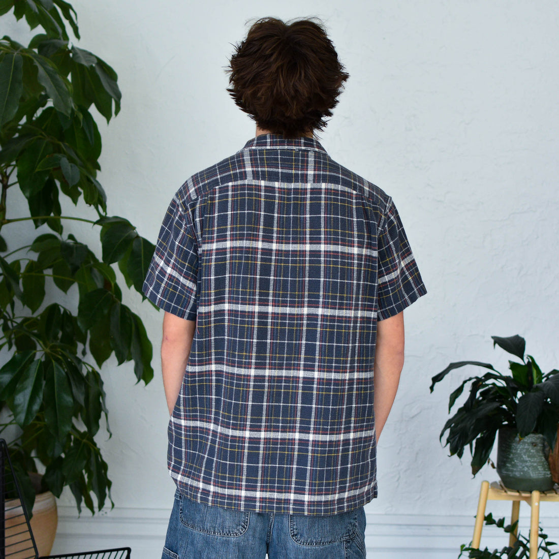Vintage LL Bean Multicolored Short Sleeve Flannel