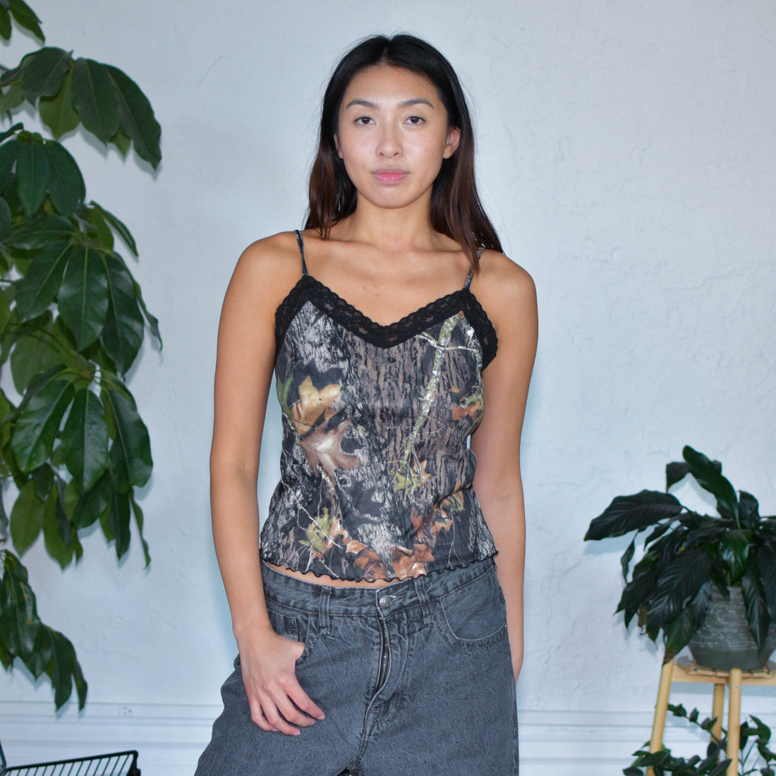 Vintage Wilderness Dreams Camo Lacey Cami