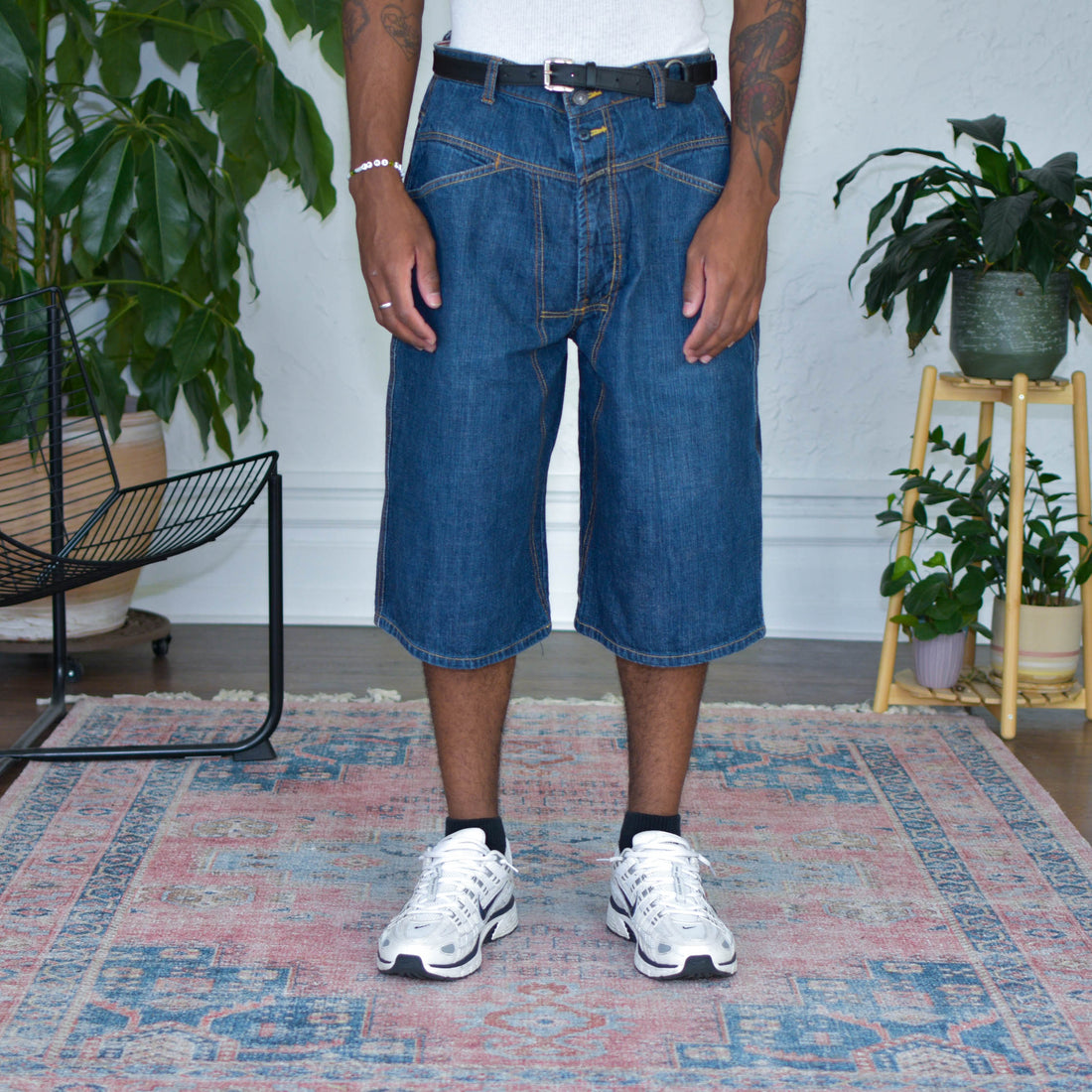 Vintage Marithé François Girbaud Baggy Jean Shorts
