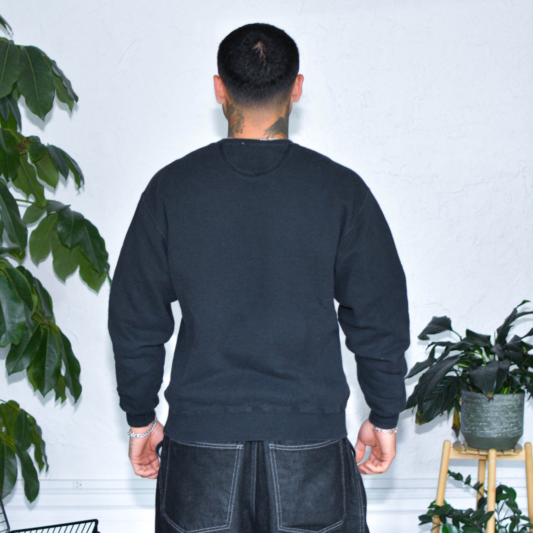 Vintage 90s Purdue University Black Crewneck