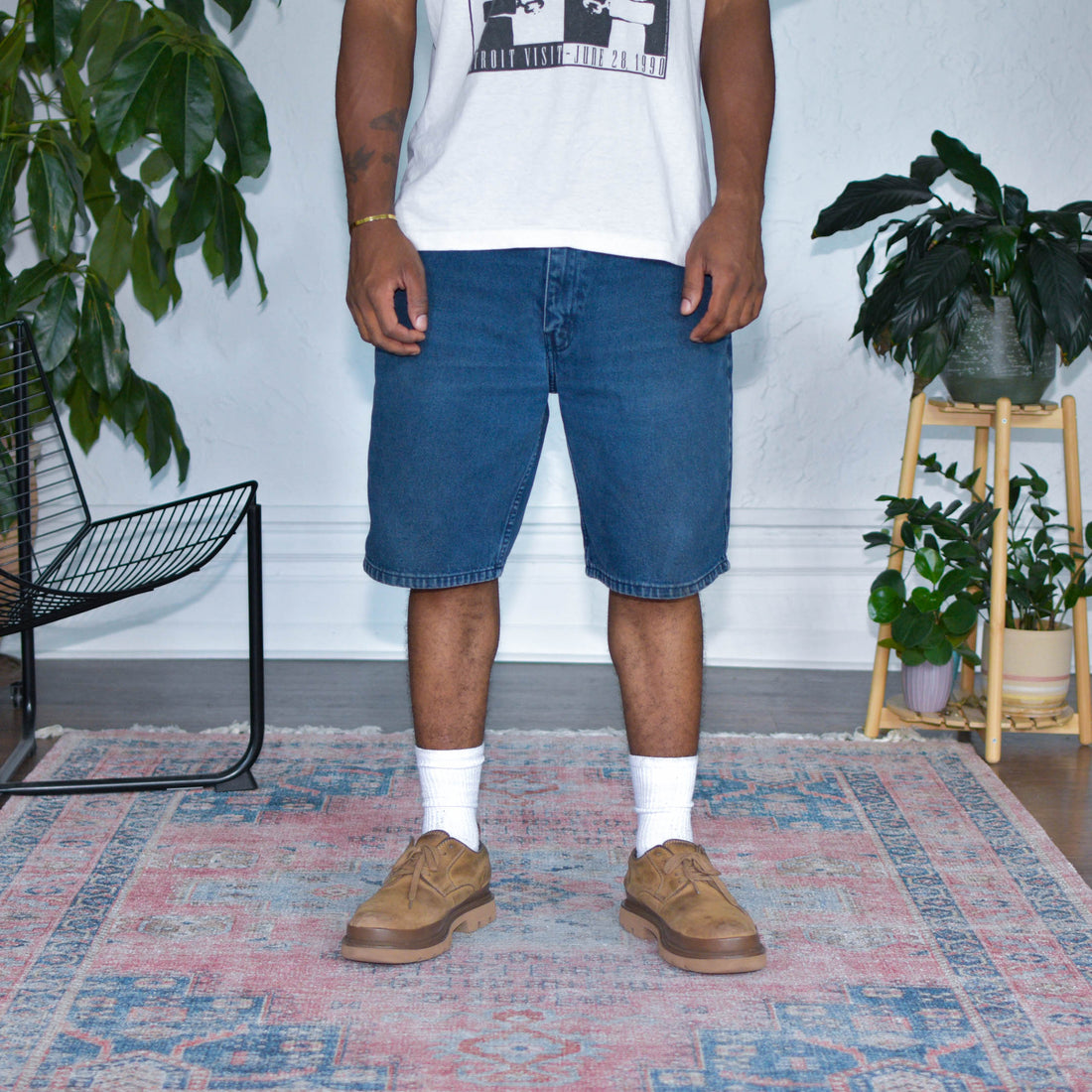 Vintage 90s North Crest Jean Shorts (Jorts)
