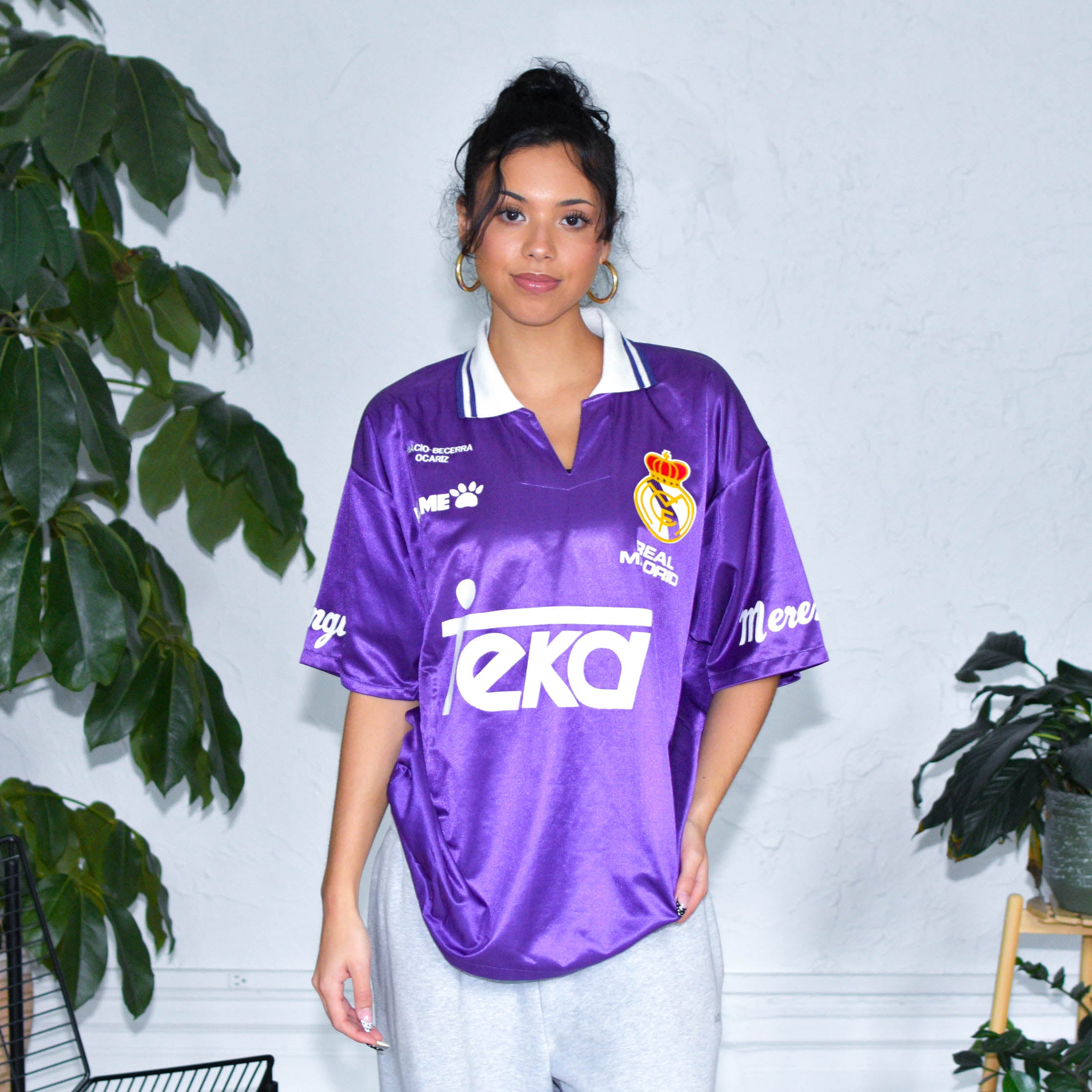 Vintage 90s Real Madrid Replica Away Jersey