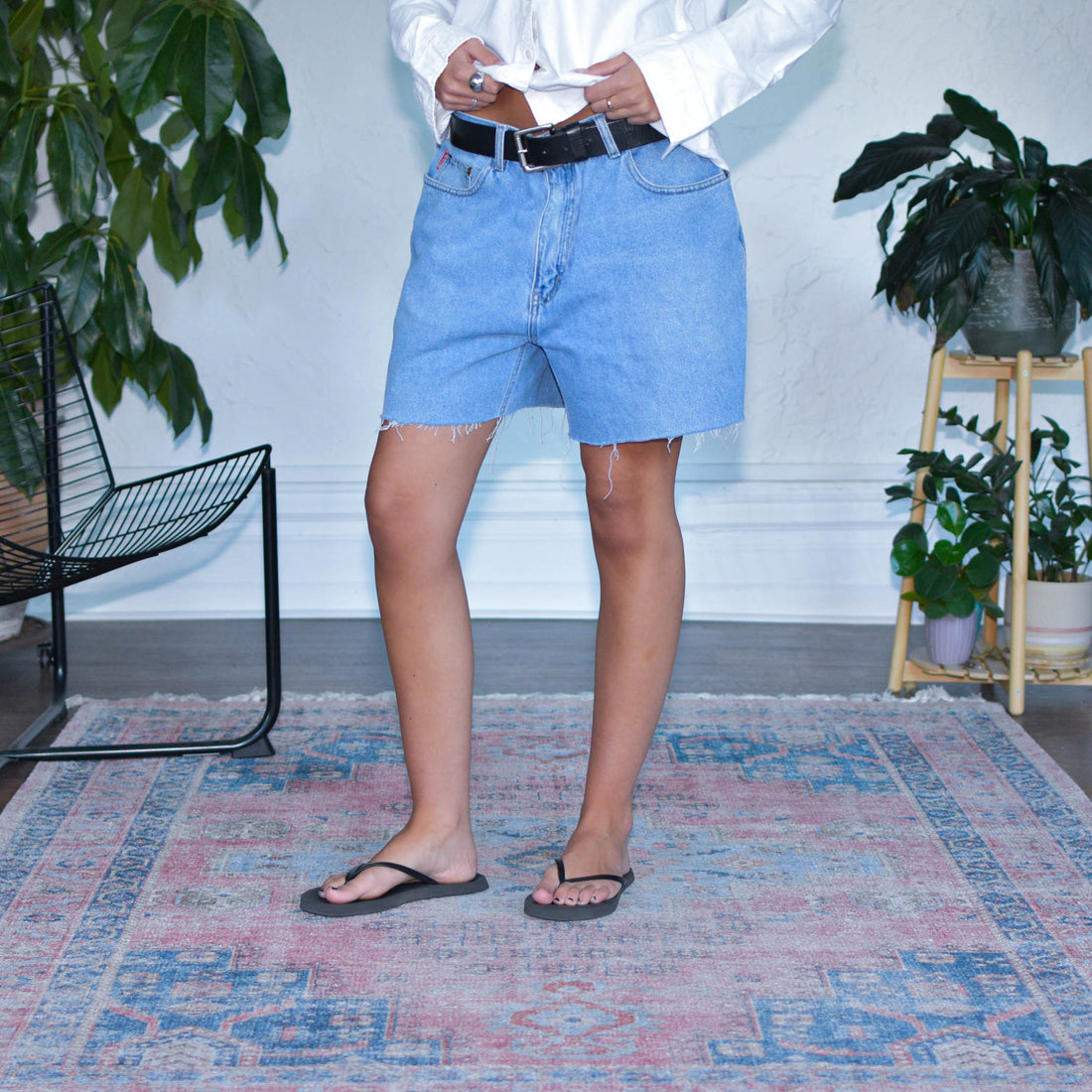 Vintage 90s Bugle Boy Jean Shorts
