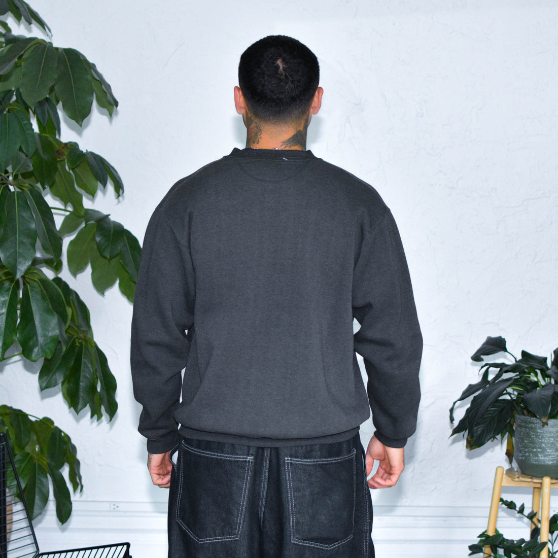 Vintage 90s University of Iowa Hawkeyes Black Crewneck