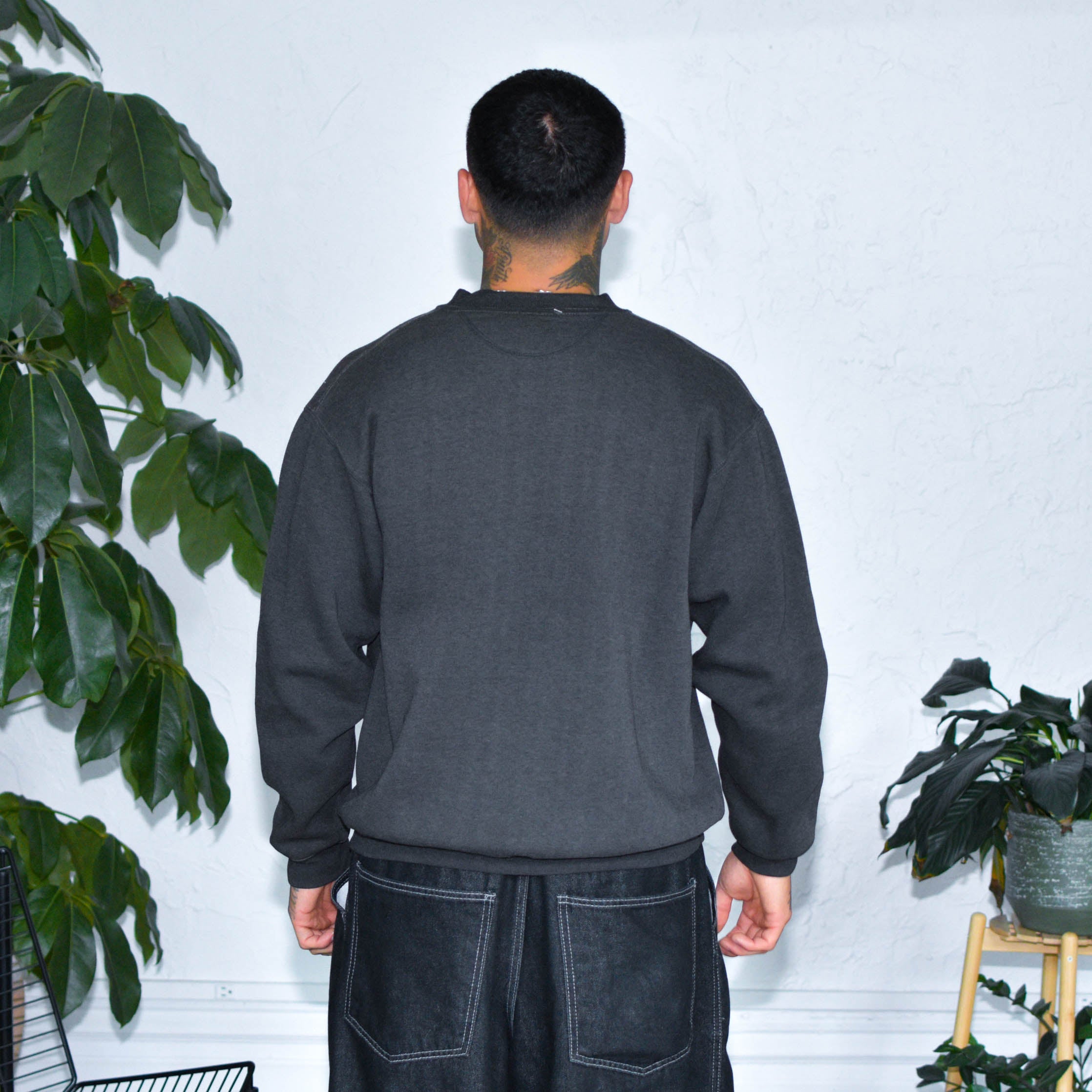 Vintage 90s University of Iowa Hawkeyes Black Crewneck