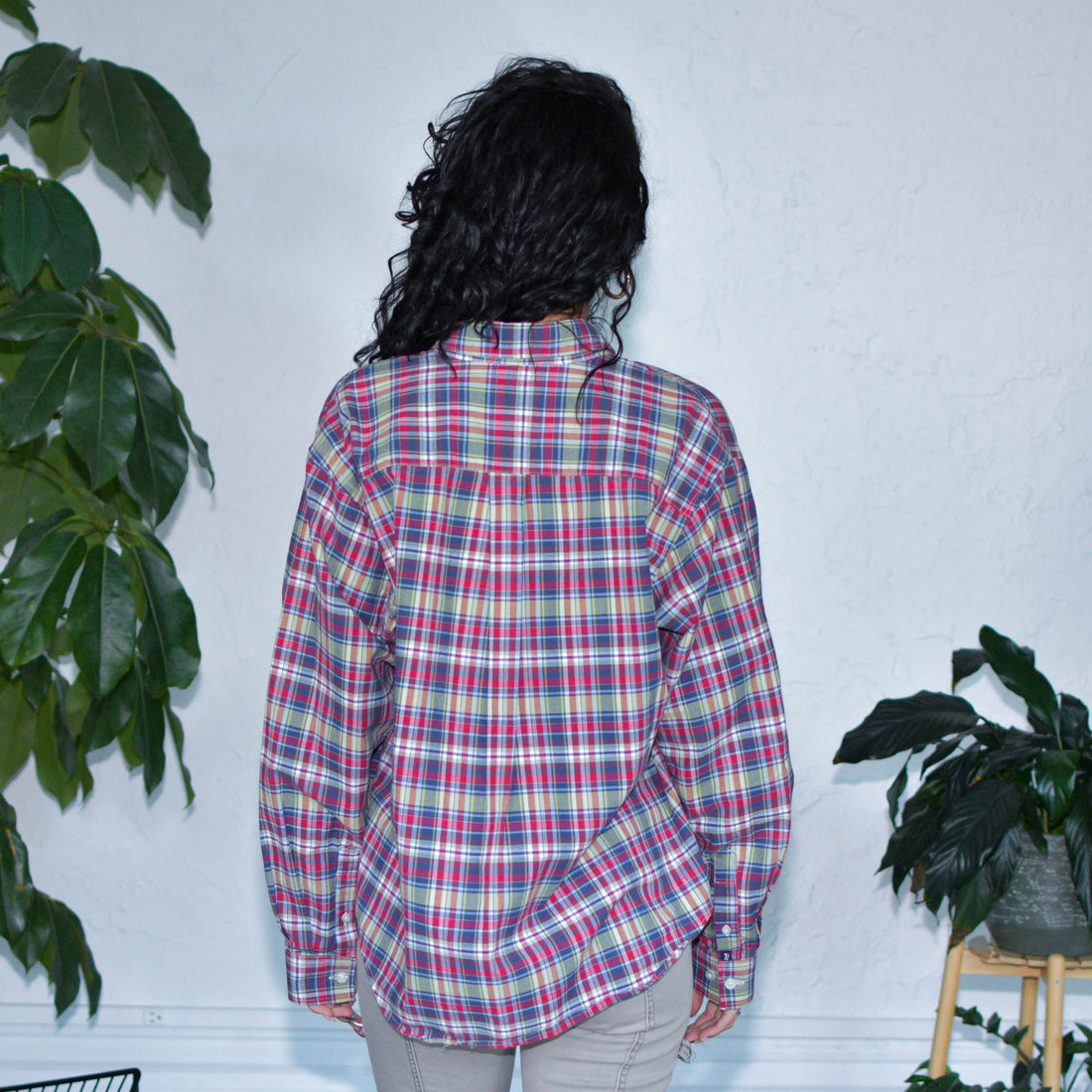 Y2K Cruel Girl Plaid Button Up