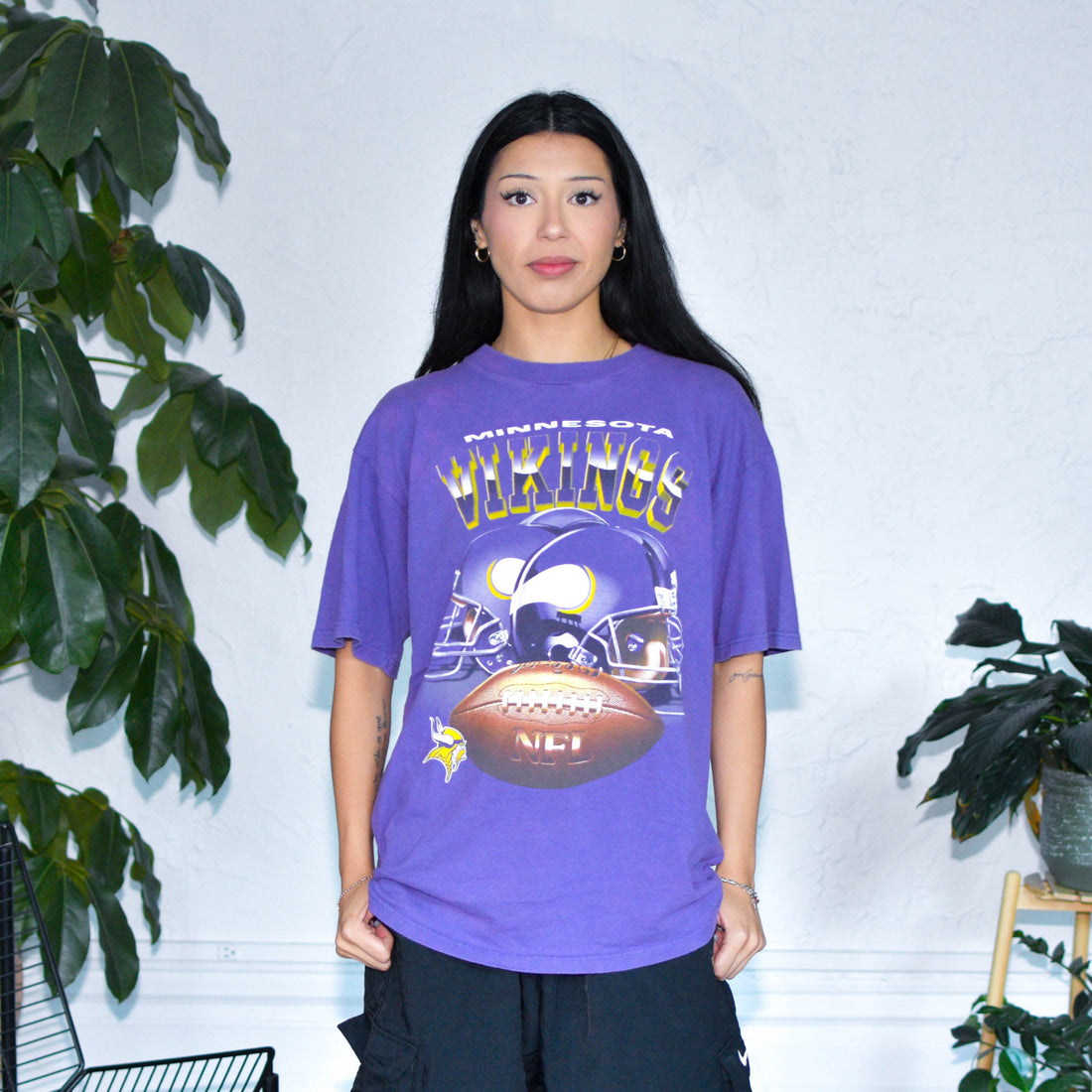 Vintage Minnesota Vikings 3D Graphic T-Shirt