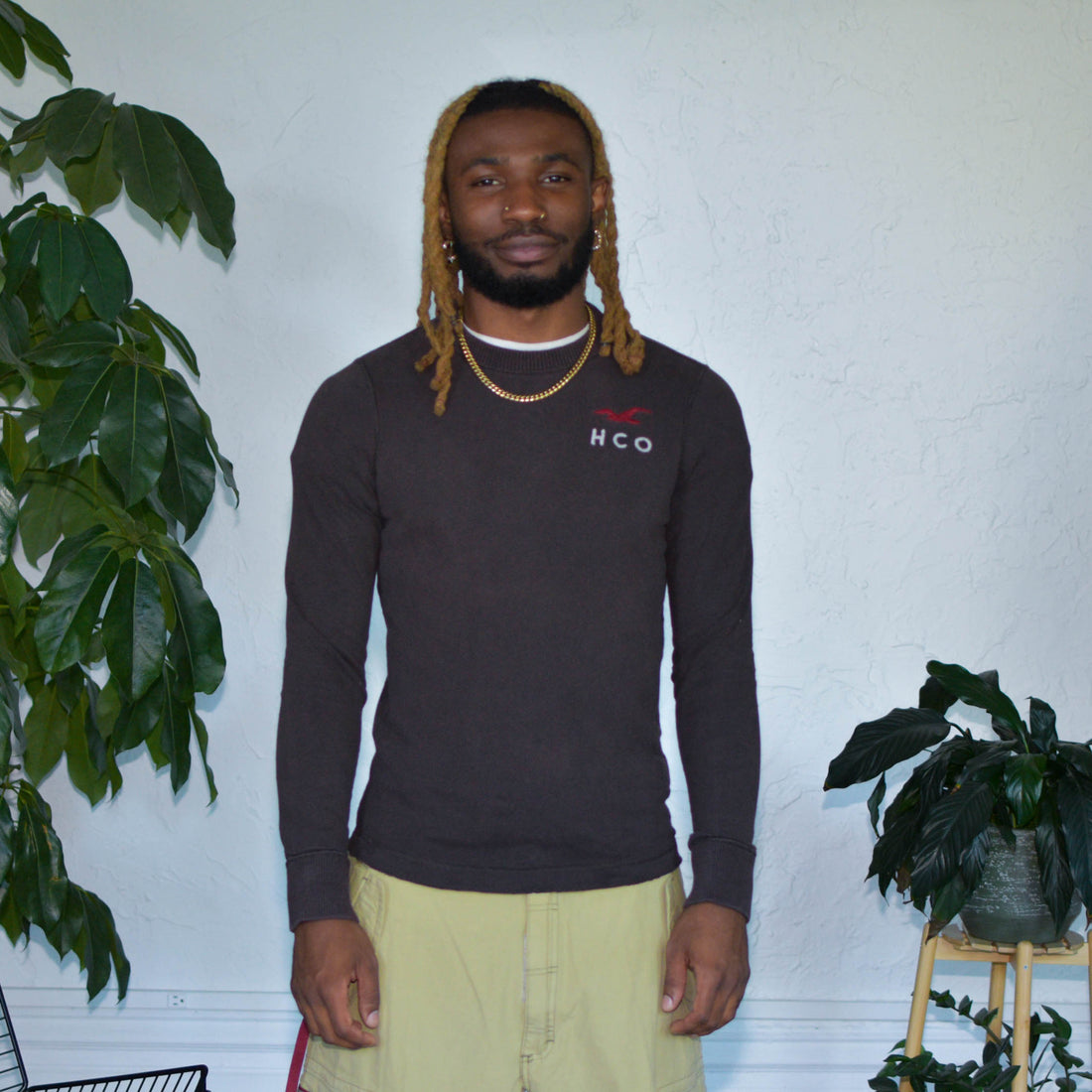 Vintage Hollister Co. Brown Long Sleeve Shirt