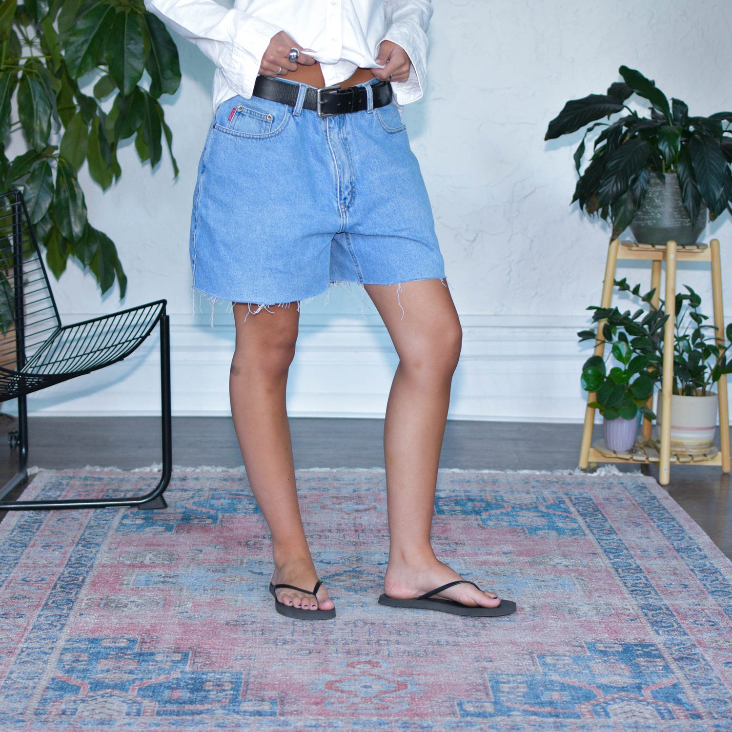 Vintage 90s Bugle Boy Jean Shorts