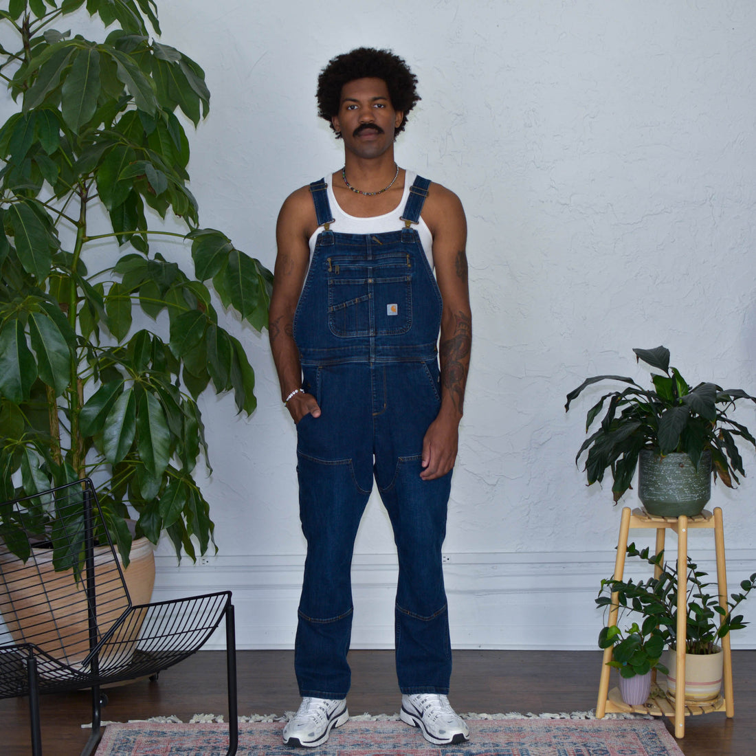Carhartt Femme Indigo Double Knee Overalls