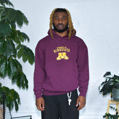 Vintage University of Minnesota Maroon Hoodie