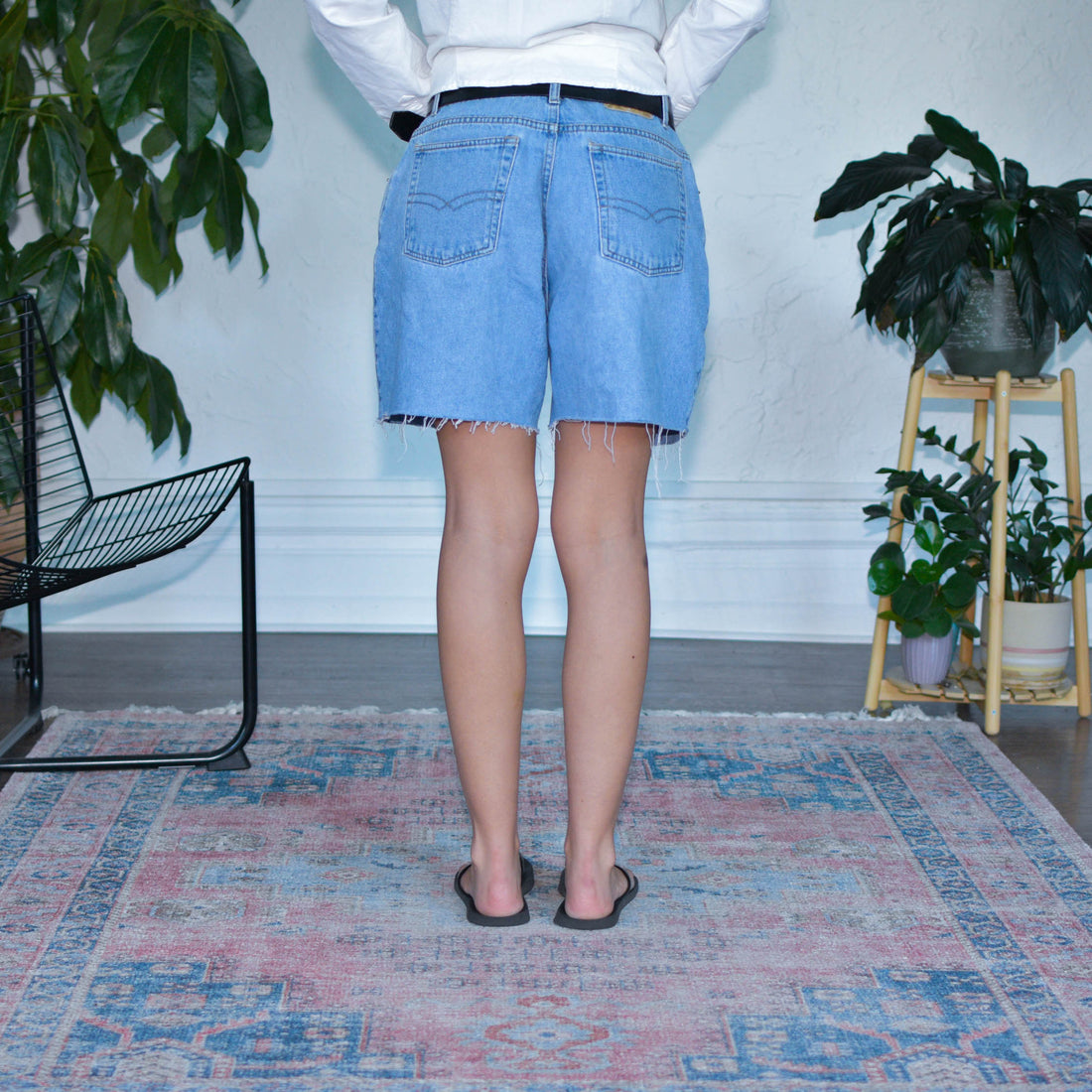 Vintage 90s Bugle Boy Jean Shorts