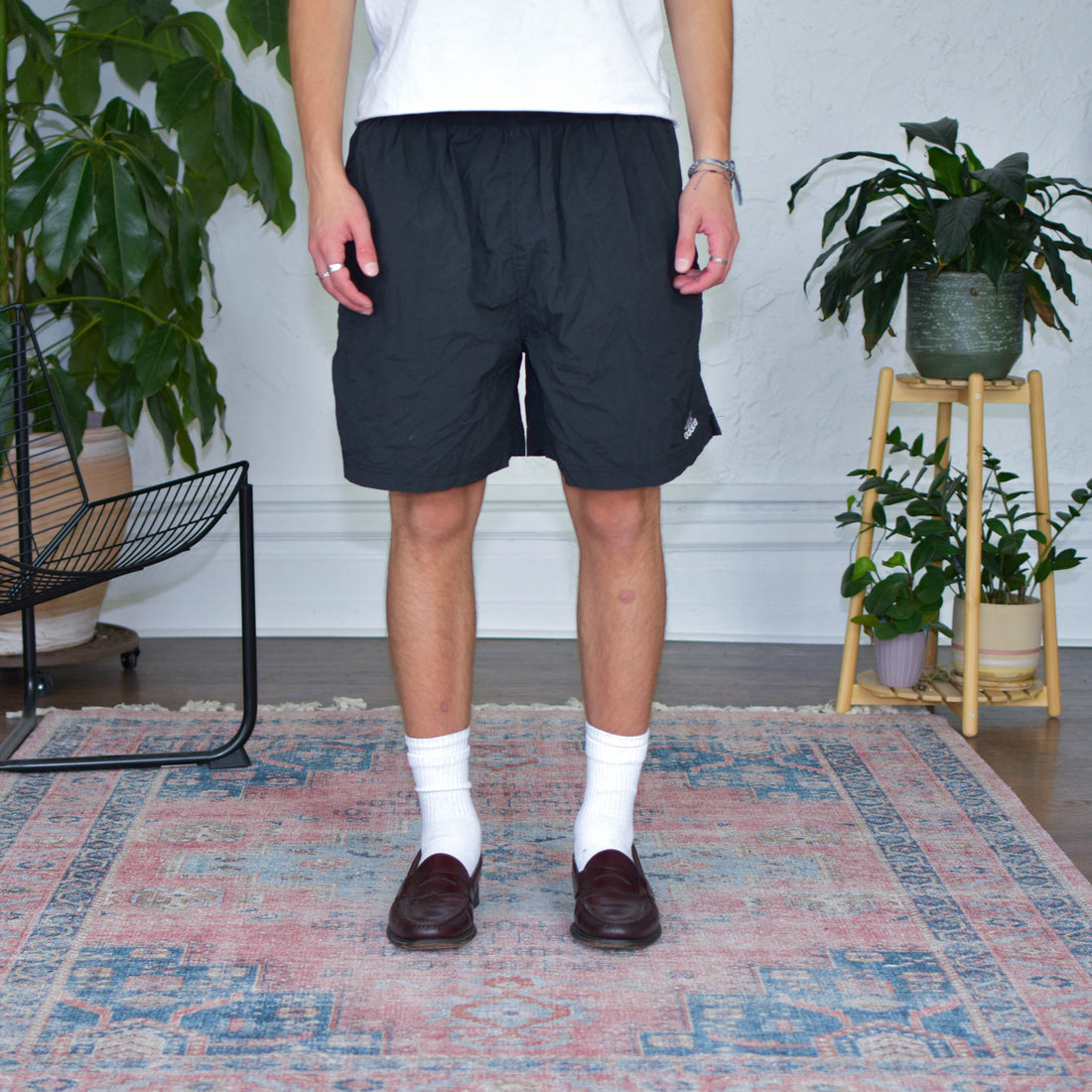 Vintage Adidas Nylon Athletic Shorts