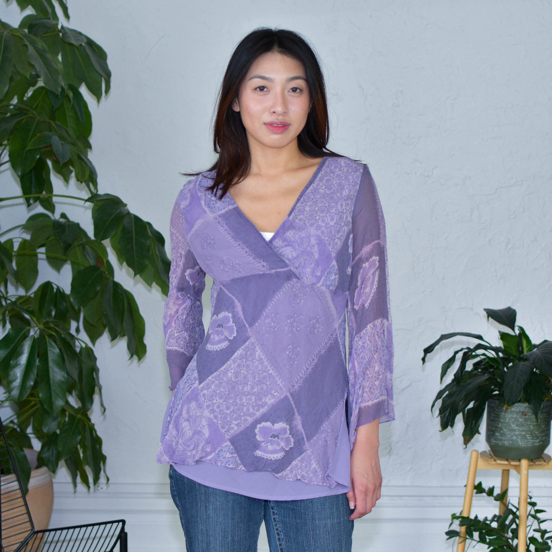 Vintage New York City Design Co. Long Sleeve Blouse
