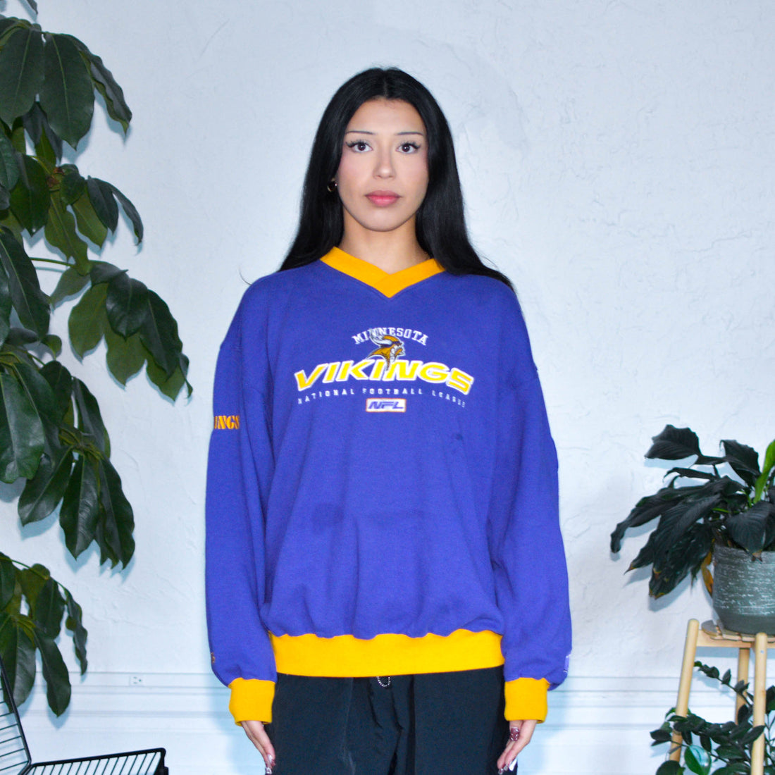 Vintage Minnesota Vikings Lee Sport Purple Sweatshirt