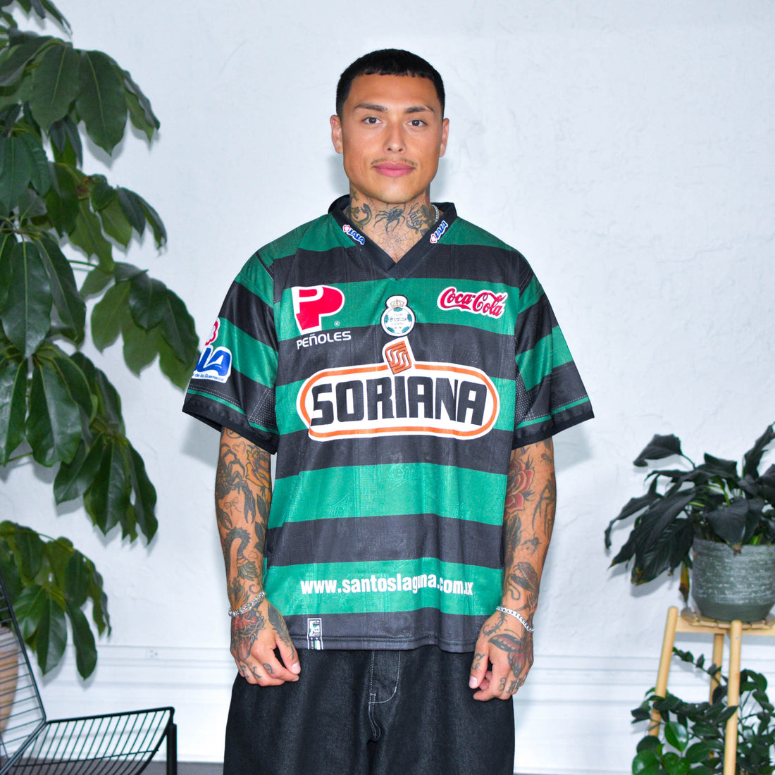 Vintage 2002 Club Santos Laguna Replica Away Jersey