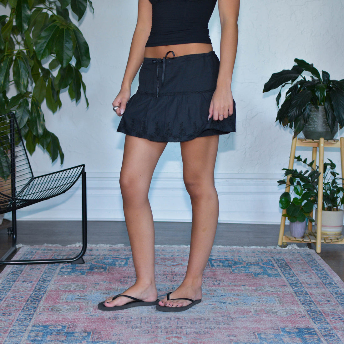 Vintage Y2K Coco Blue Lacey Skirt