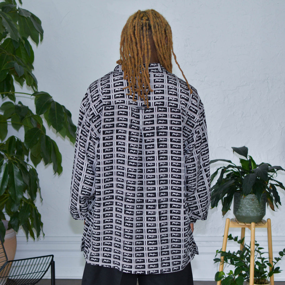 Vintage Phat Farm Multi Print Button Up