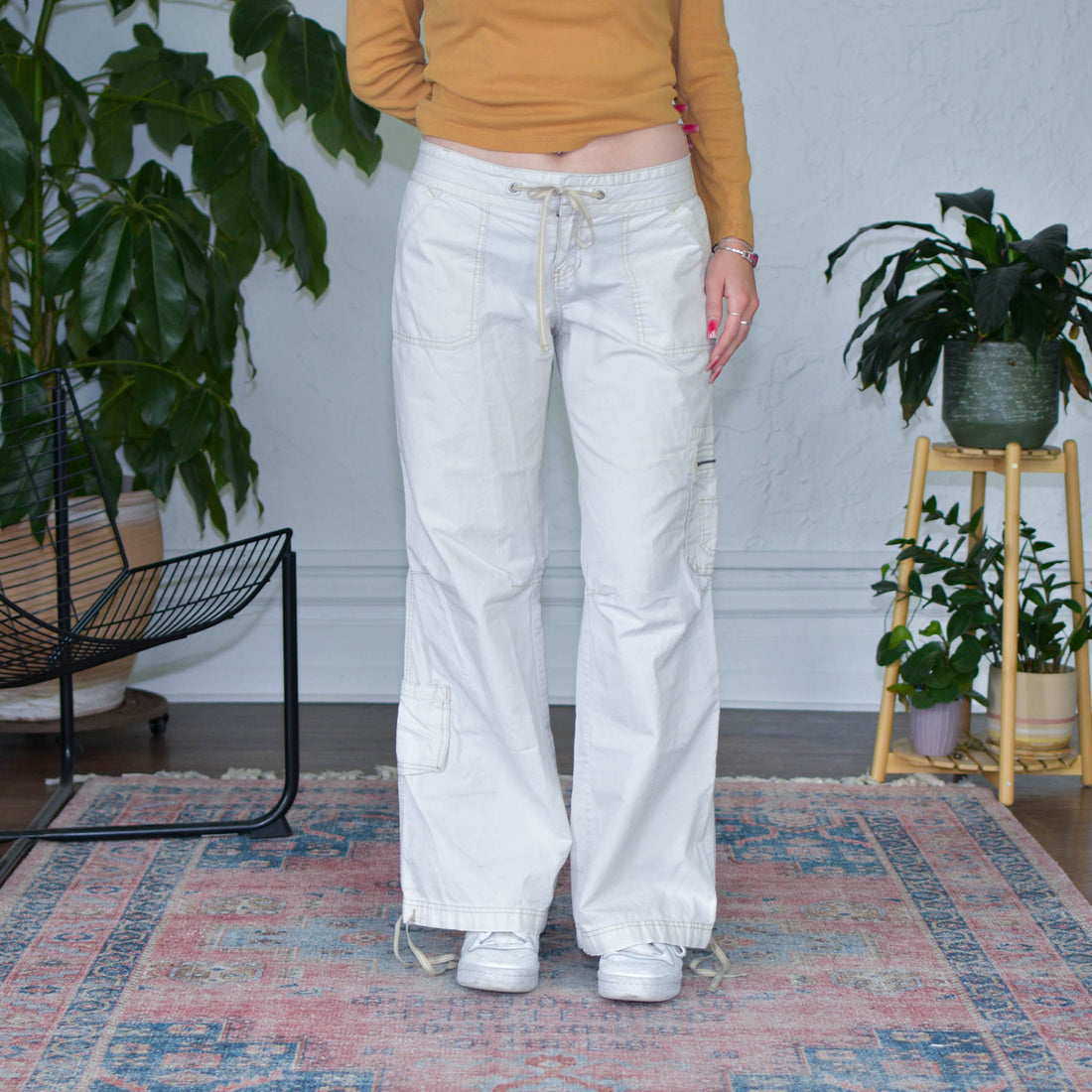 Vintage Y2K Abercrombie and Fitch Flare Rip Stop Pants