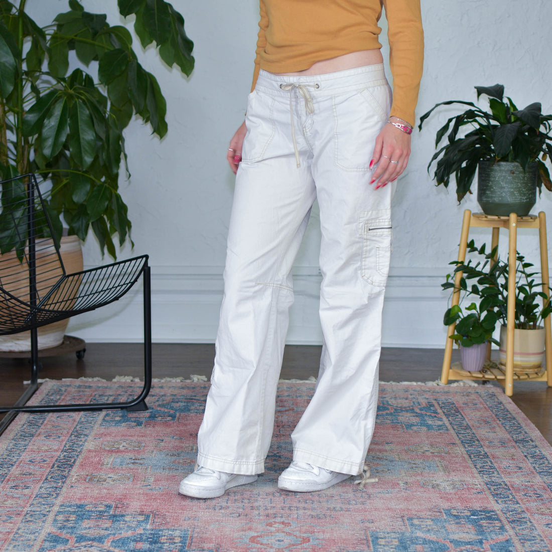 Vintage Y2K Abercrombie and Fitch Flare Rip Stop Pants