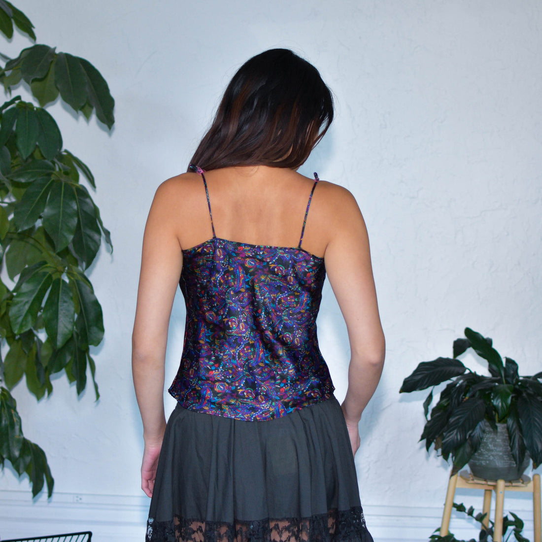 Y2K Multicolored Silky Cami