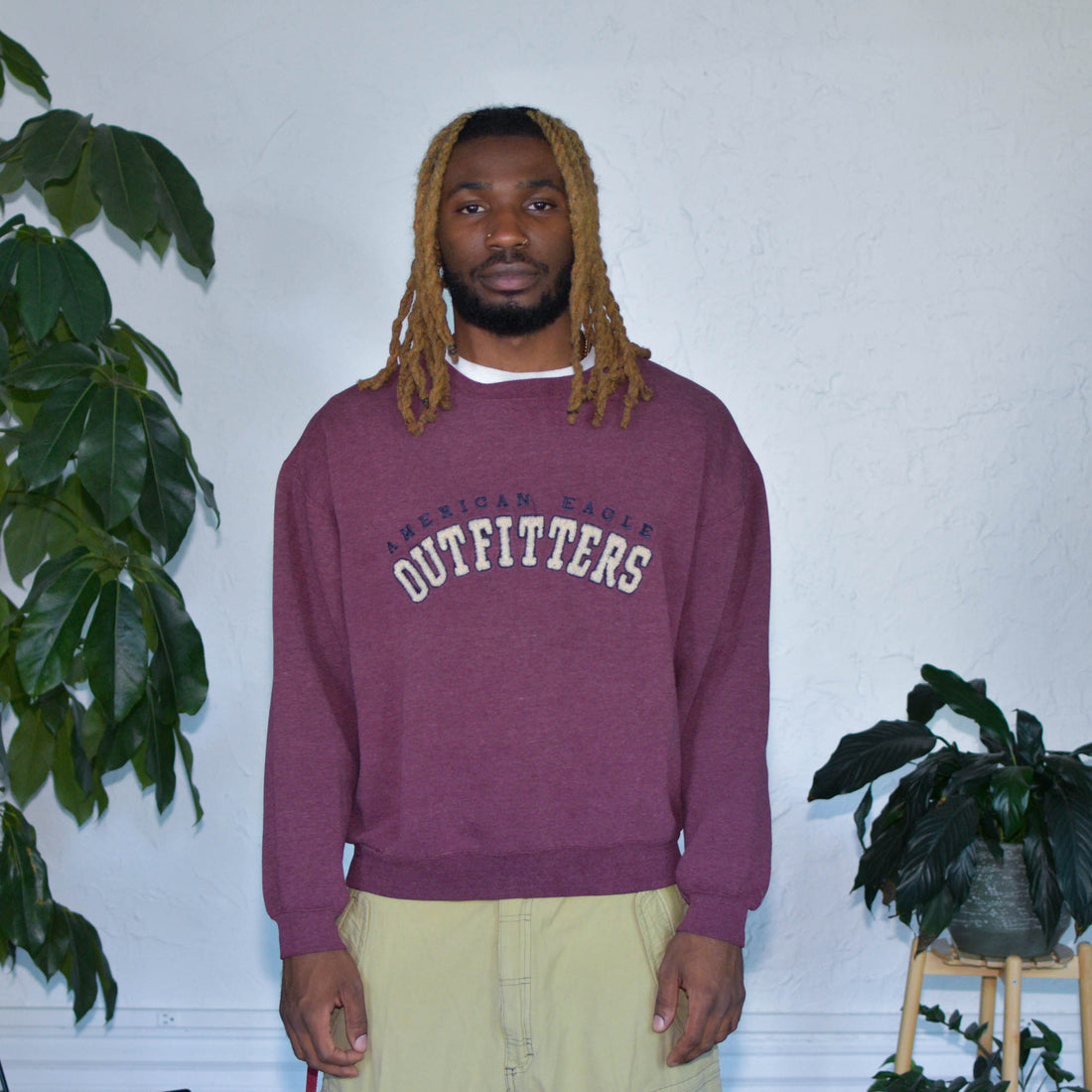 Vintage American Eagle Maroon Sweatshirt