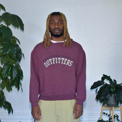 Vintage American Eagle Maroon Sweatshirt