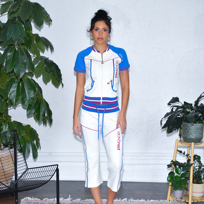 Vintage Y2K Femme Ecko Red Cropped Track Suit