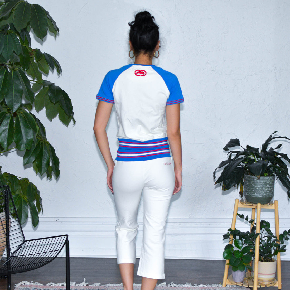 Vintage Y2K Femme Ecko Red Cropped Track Suit